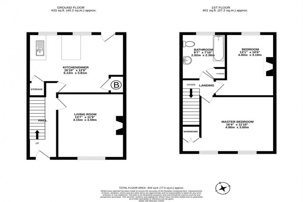 Floorplan for Elm Tree Road, Lymm