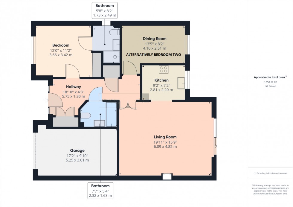 Floorplan for Holly Close, Mickle Trafford, Chester