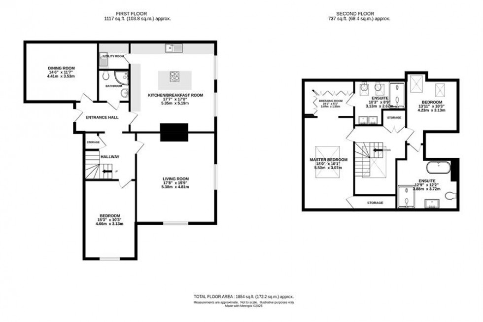 Floorplan for Suffolk Road, Altrincham