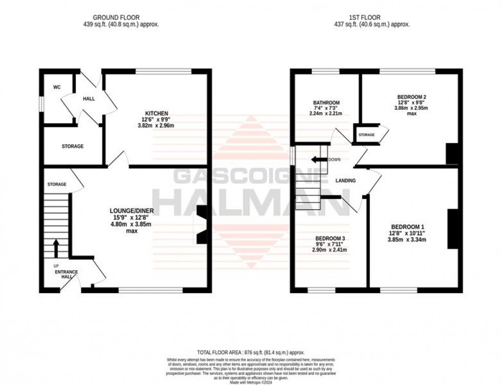 Floorplan for Hulme Road, Sale