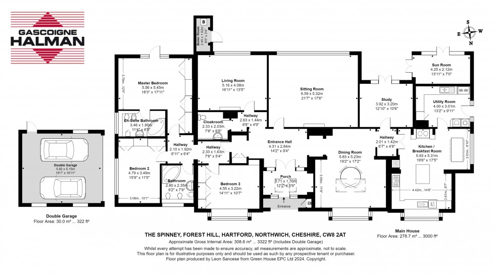 Floorplan for Forest Hill, Hartford, Northwich
