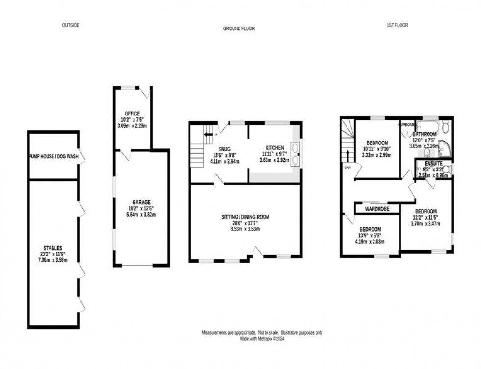Floorplan for Cadster Cottage, Chapel Road, Whaley Bridge, High Peak