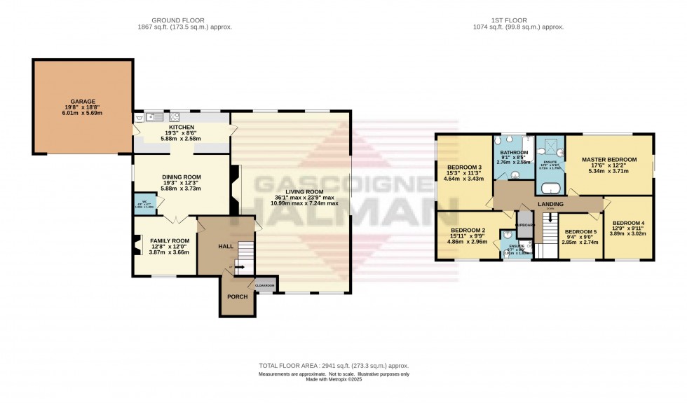 Floorplan for Long Lane, Charlesworth, Glossop