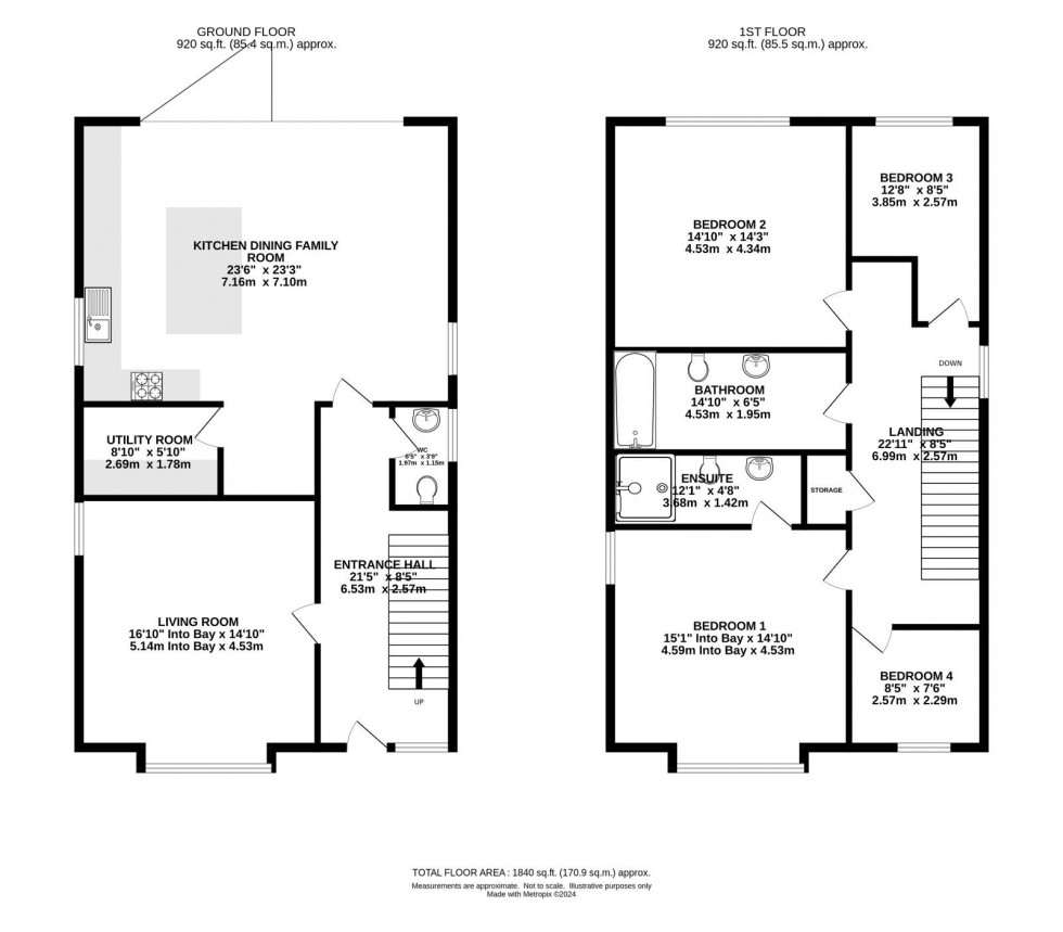 Floorplan for 30b Mauldeth Road West, Withington