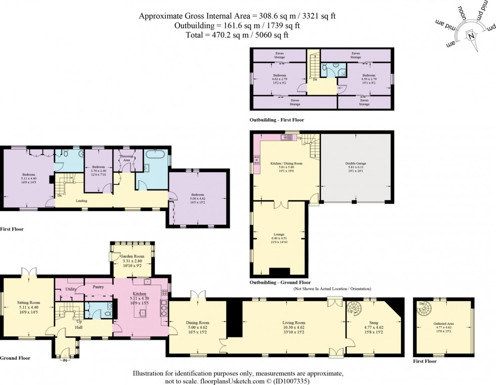 Floorplan for Stretton, Tilston, Malpas