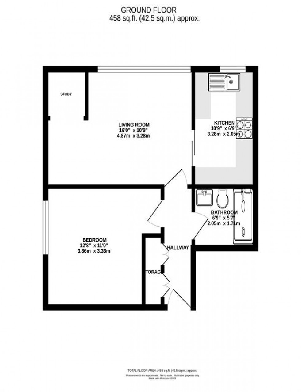 Floorplan for Heaton Moor Road, Stockport