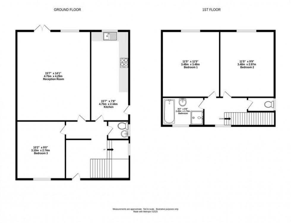 Floorplan for Beverley Avenue, Appleton, Warrington