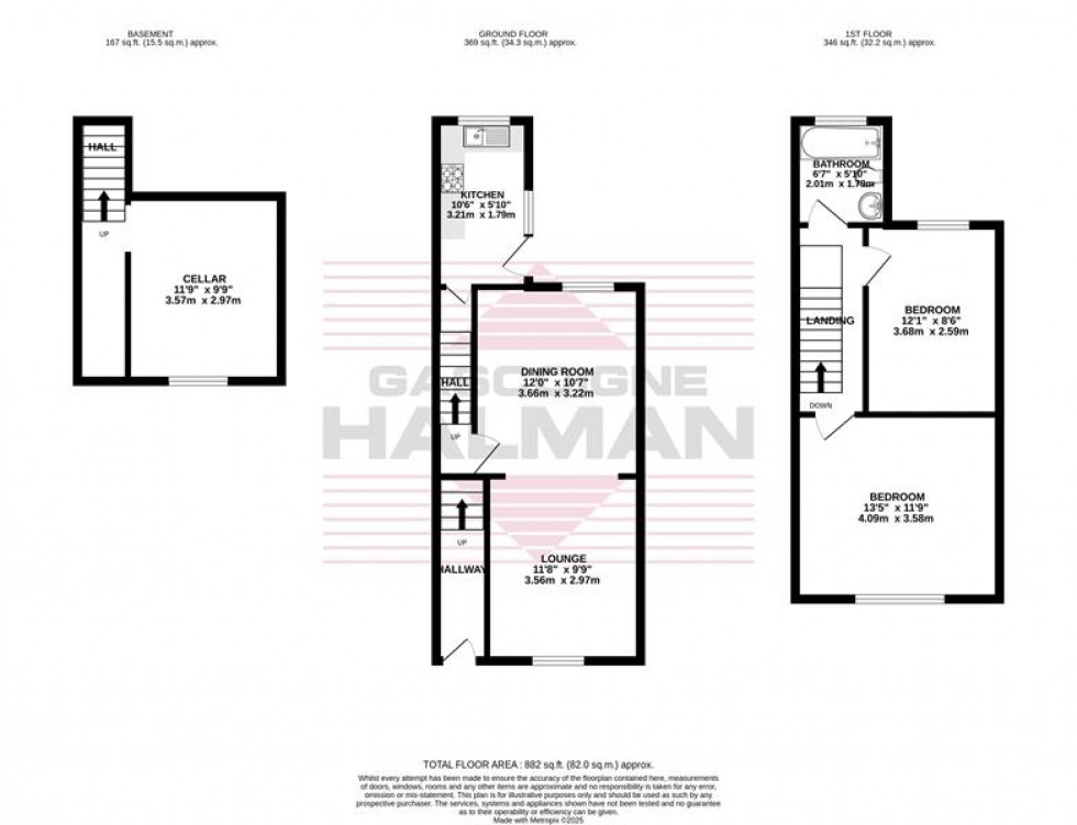Floorplan for Frances Street, Cheadle