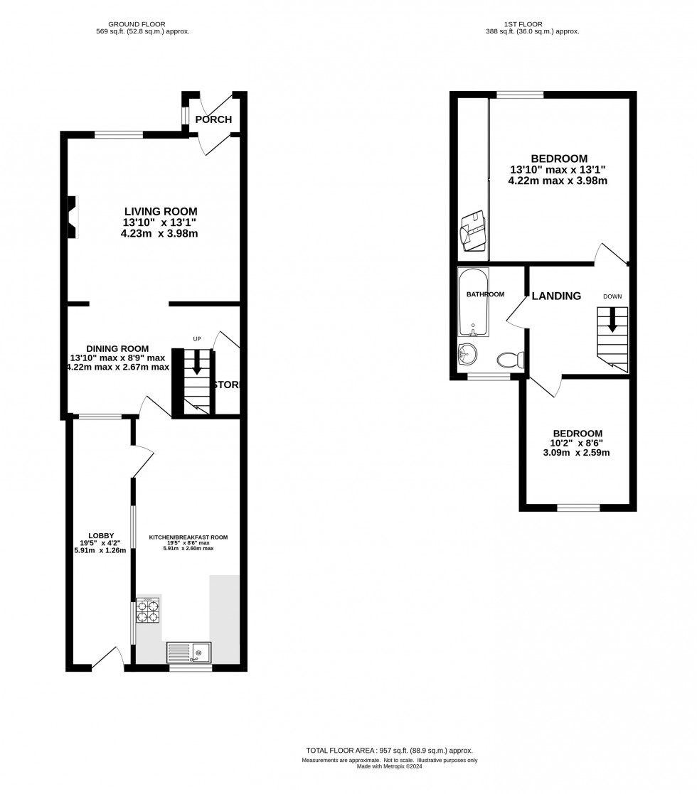 Floorplan for Bollin Grove, Prestbury, Macclesfield