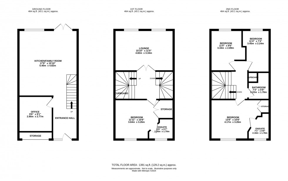 Floorplan for Kennett Drive, Bredbury, Stockport