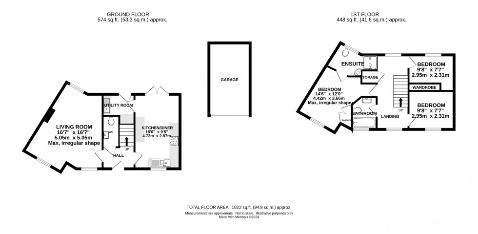 Floorplan for Whatcroft Way, Middlewich