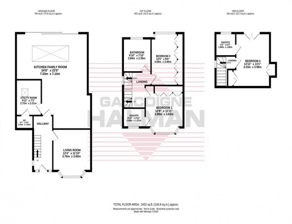 Floorplan for Church Lane, Woodford