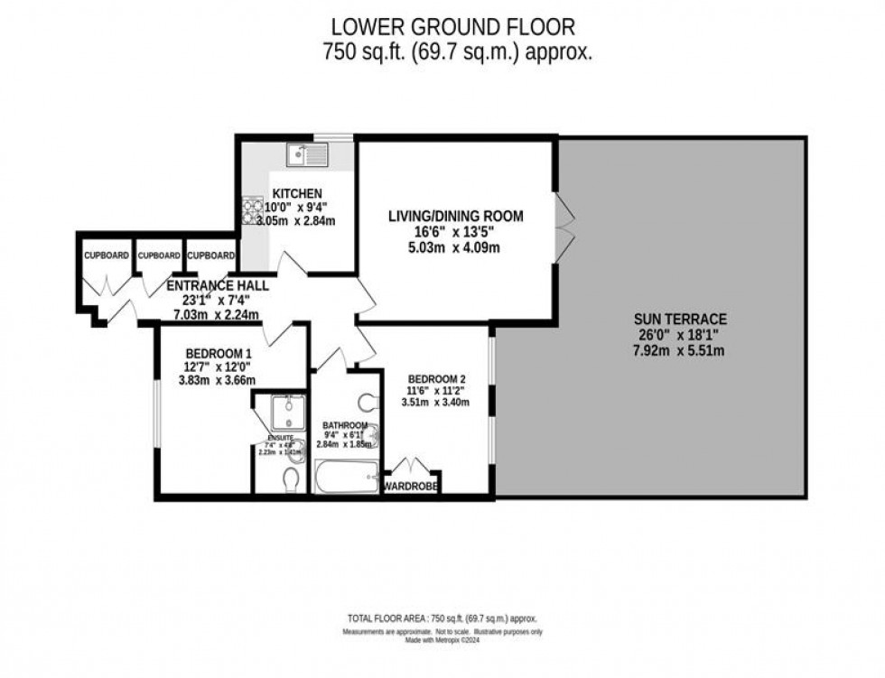 Floorplan for 280-282 Burton Road, West Didsbury