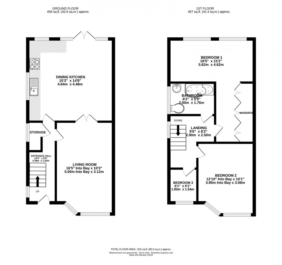 Floorplan for Tanfield Road, East Didsbury