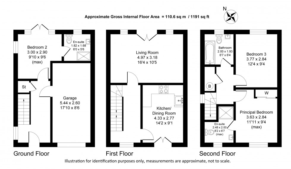 Floorplan for Millington Gardens, Lymm