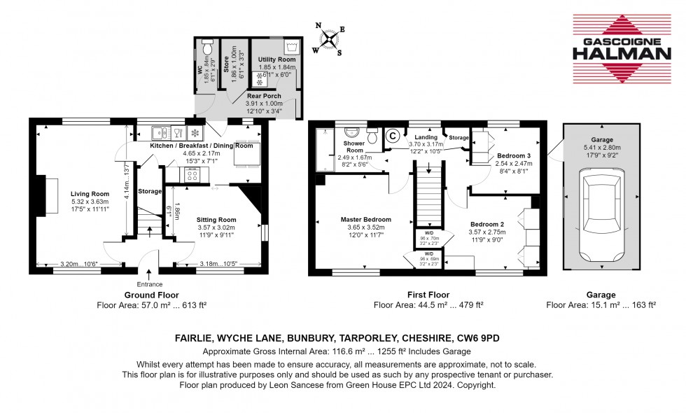 Floorplan for Wyche Lane, Bunbury, Tarporley