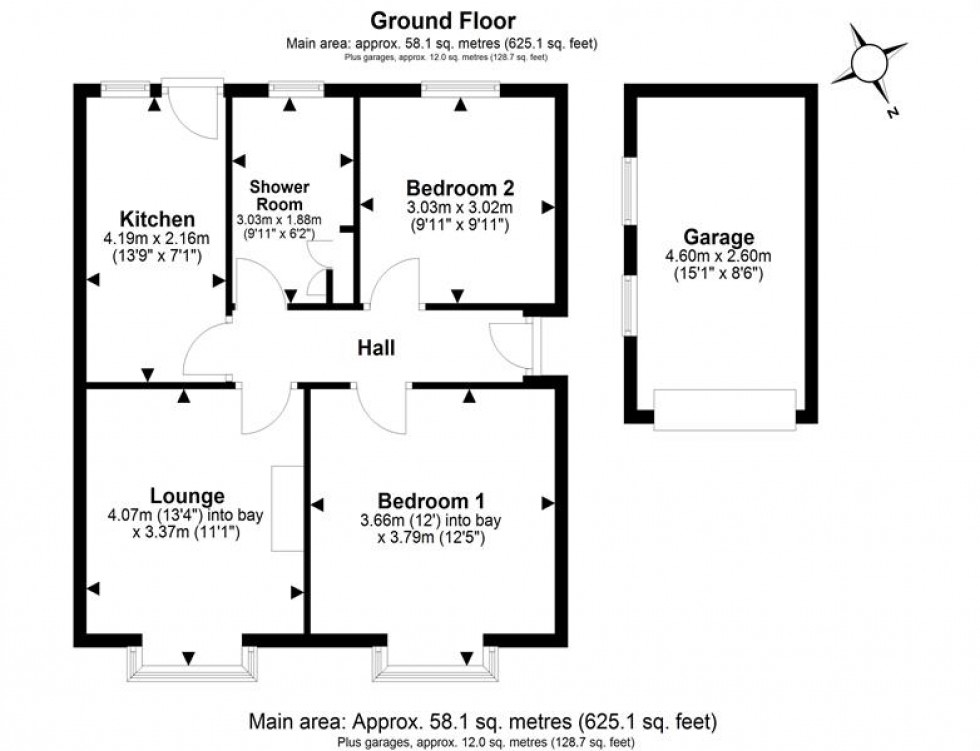 Floorplan for Howey Lane, Frodsham