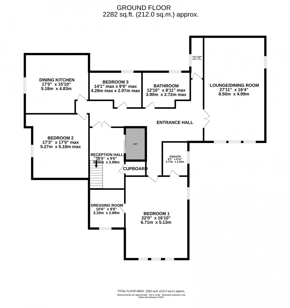 Floorplan for Oakwood House, Beechfield Road, Alderley Edge
