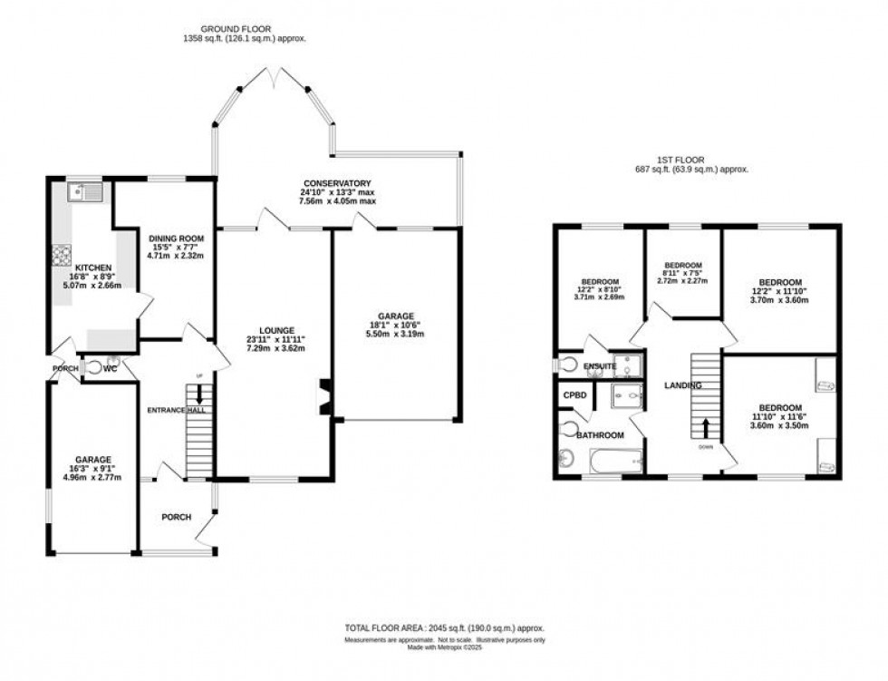 Floorplan for Jubilee Road, Chapel-En-Le-Frith, High Peak