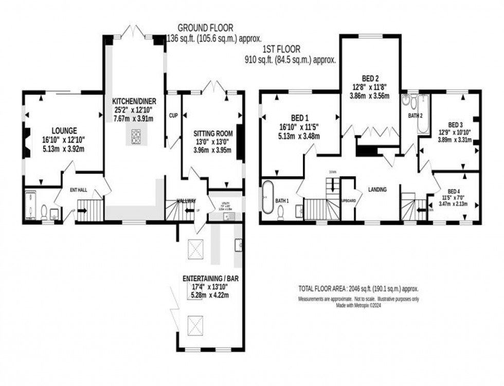 Floorplan for Apsley Grove, Bowdon 