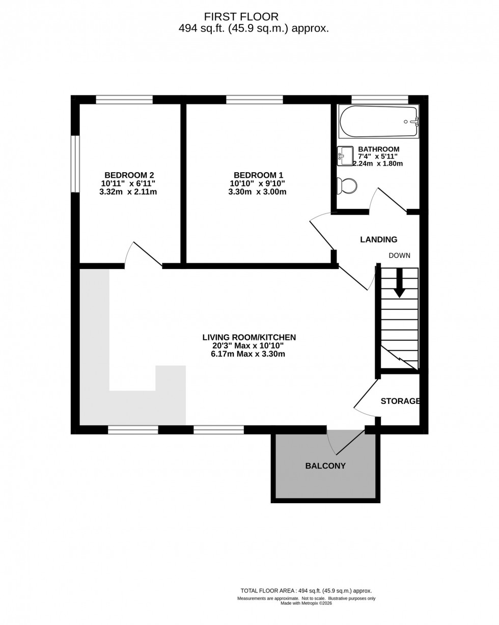 Floorplan for Mayfield Road, Timperley, WA15