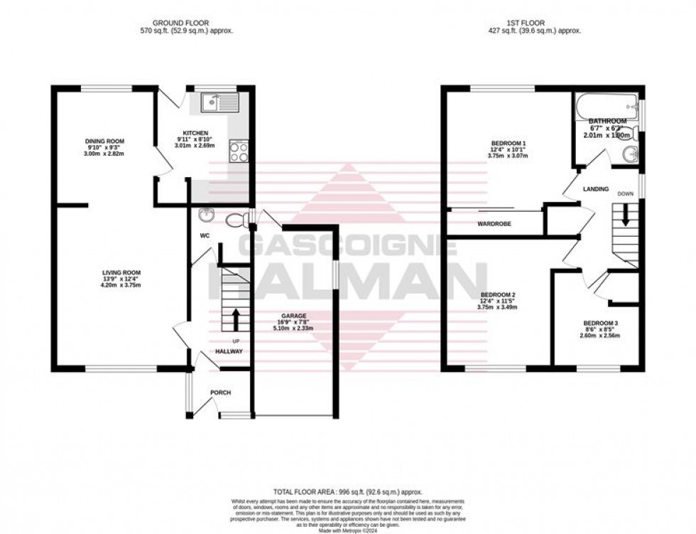 Floorplan for Barley Croft, Cheadle Hulme