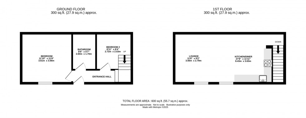 Floorplan for Tyler Street, Alderley Edge