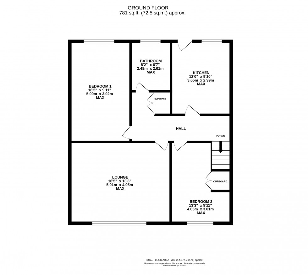 Floorplan for The Parade, The Ridgway, Romiley, Stockport
