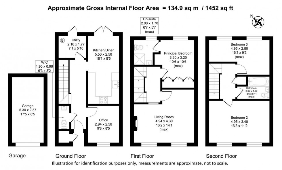 Floorplan for Bucklow Gardens, Lymm