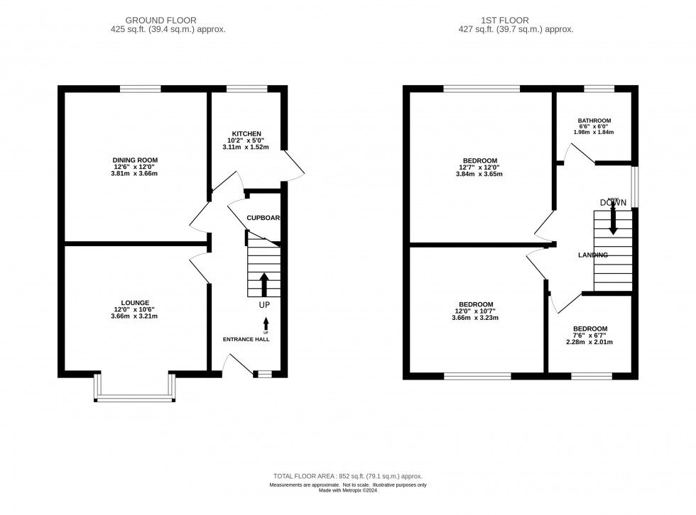 Floorplan for Bowden Lane, Marple, Stockport