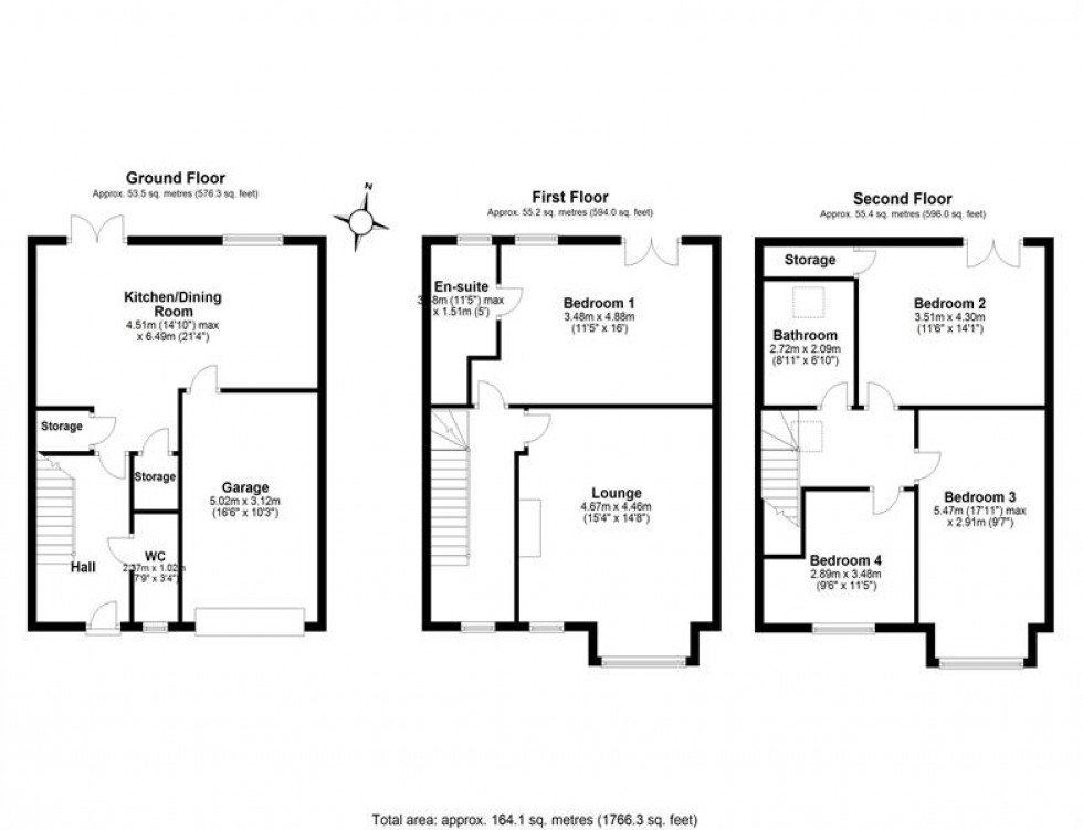 Floorplan for The Rock Court, Frodsham