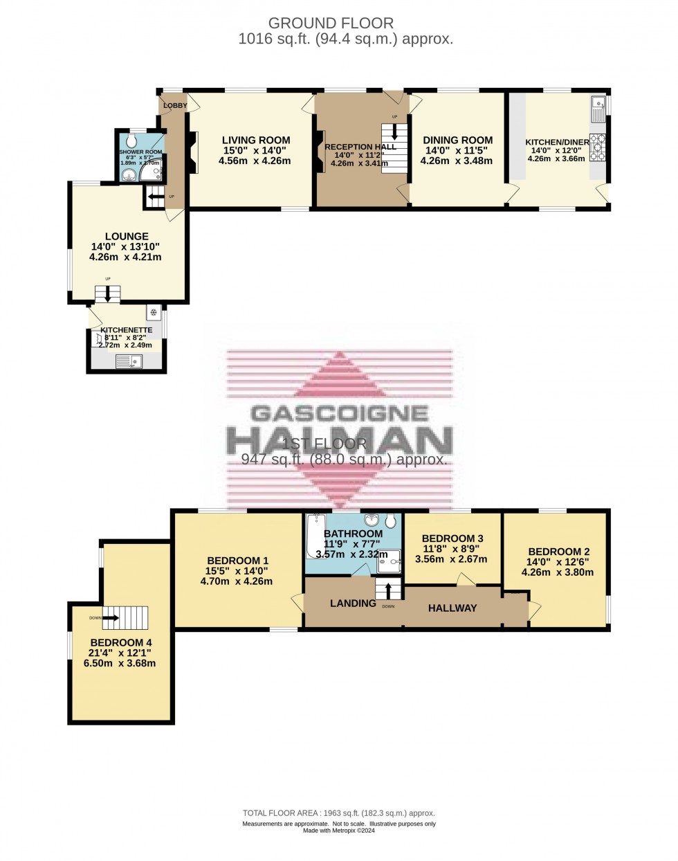 Floorplan for Old Road, Tintwistle, Glossop