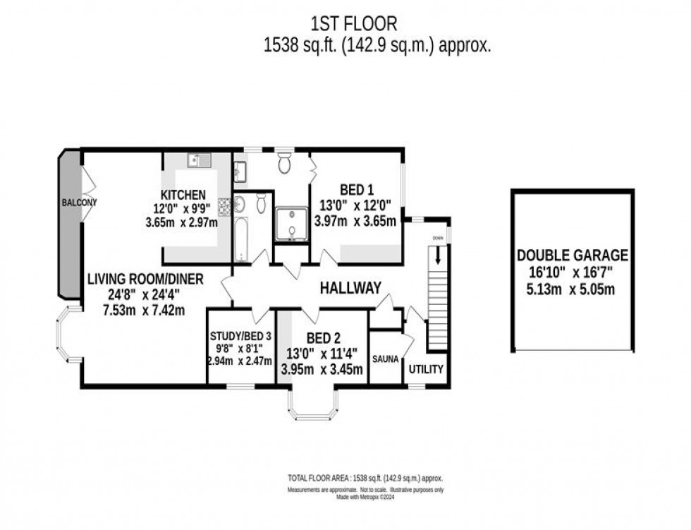 Floorplan for Edgemoor, Park Road, Bowdon, Altrincham