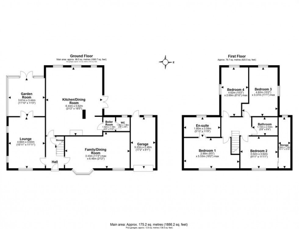 Floorplan for Oakdale Avenue, Frodsham