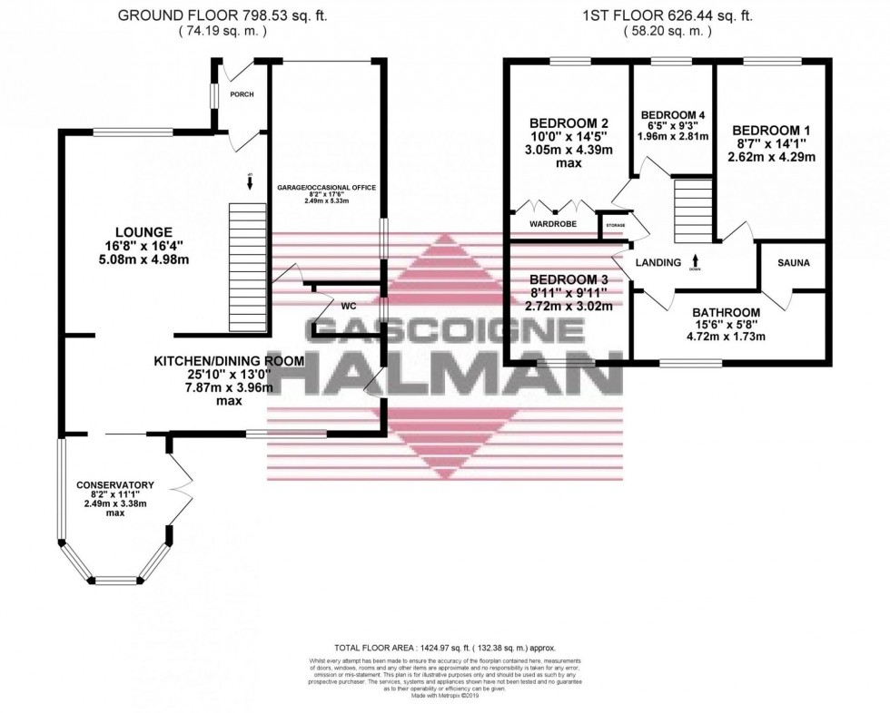 Floorplan for The Crofters, Sale, M33