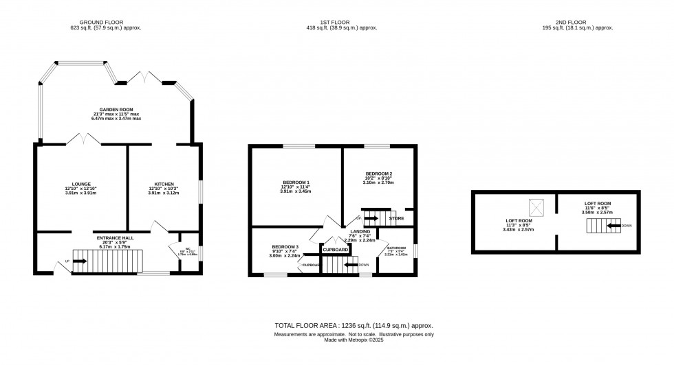 Floorplan for Heywood Road, Alderley Edge