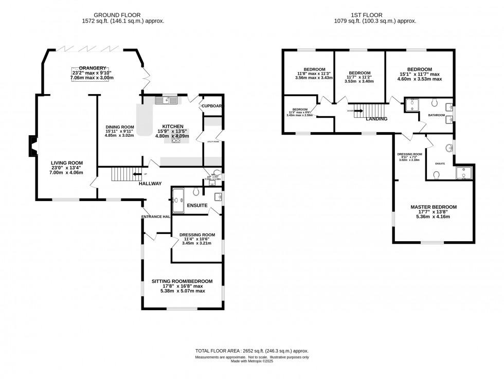Floorplan for Northwich Road, Cranage, Knutsford