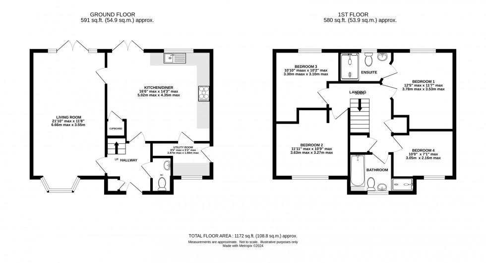 Floorplan for Ashcroft Drive, Chelford