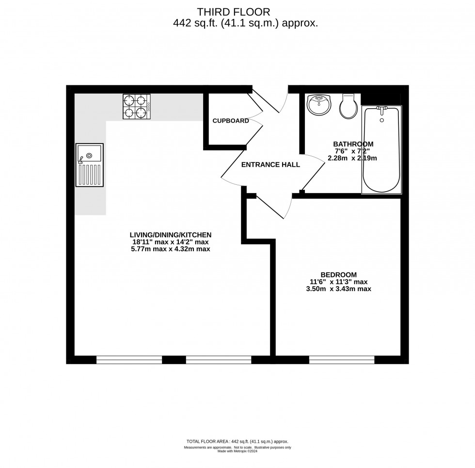 Floorplan for Ashley Road, Altrincham