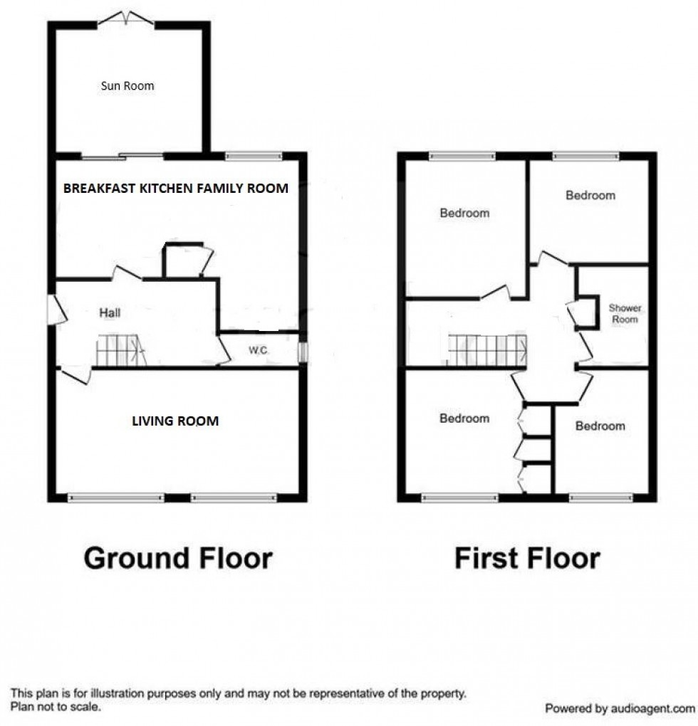 Floorplan for Inveresk Road, Tilston