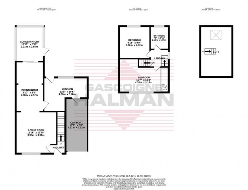 Floorplan for Dorac Avenue, Heald Green, Stockport