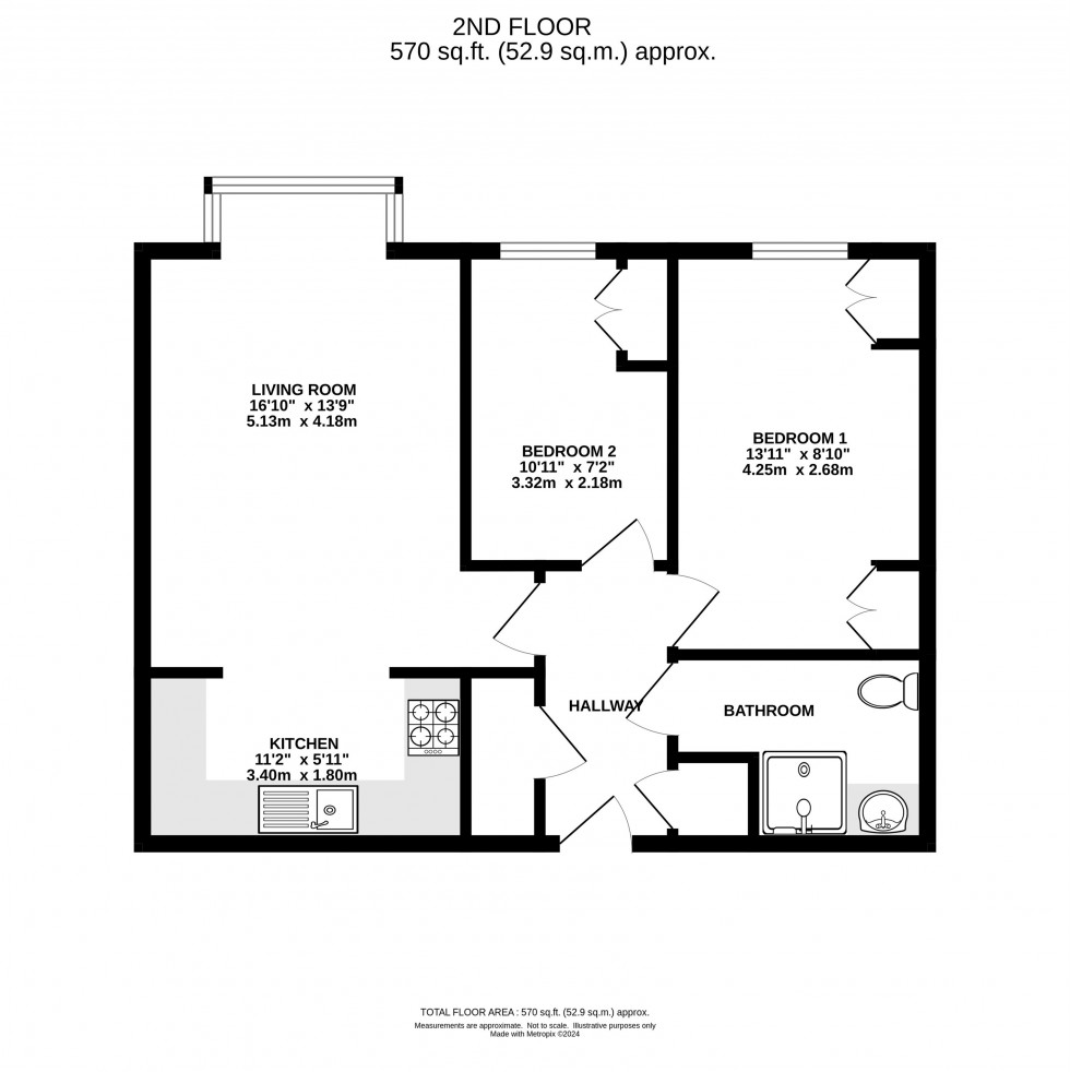 Floorplan for King Edward Road, Knutsford