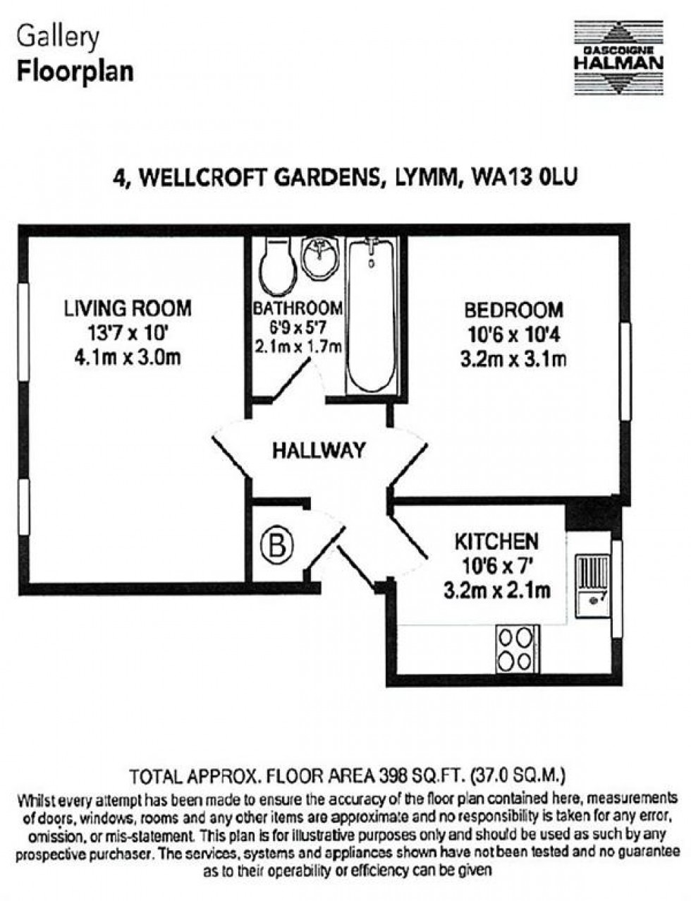 Floorplan for Wellcroft Gardens, Lymm