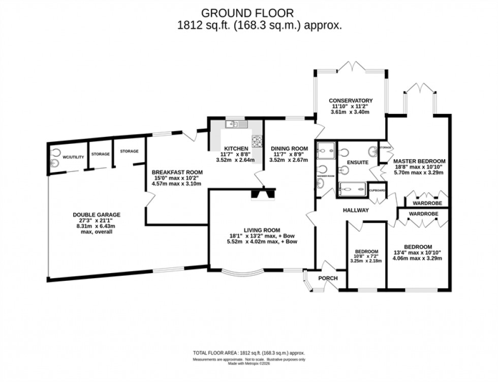 Floorplan for The Millingfield, Holmes Chapel