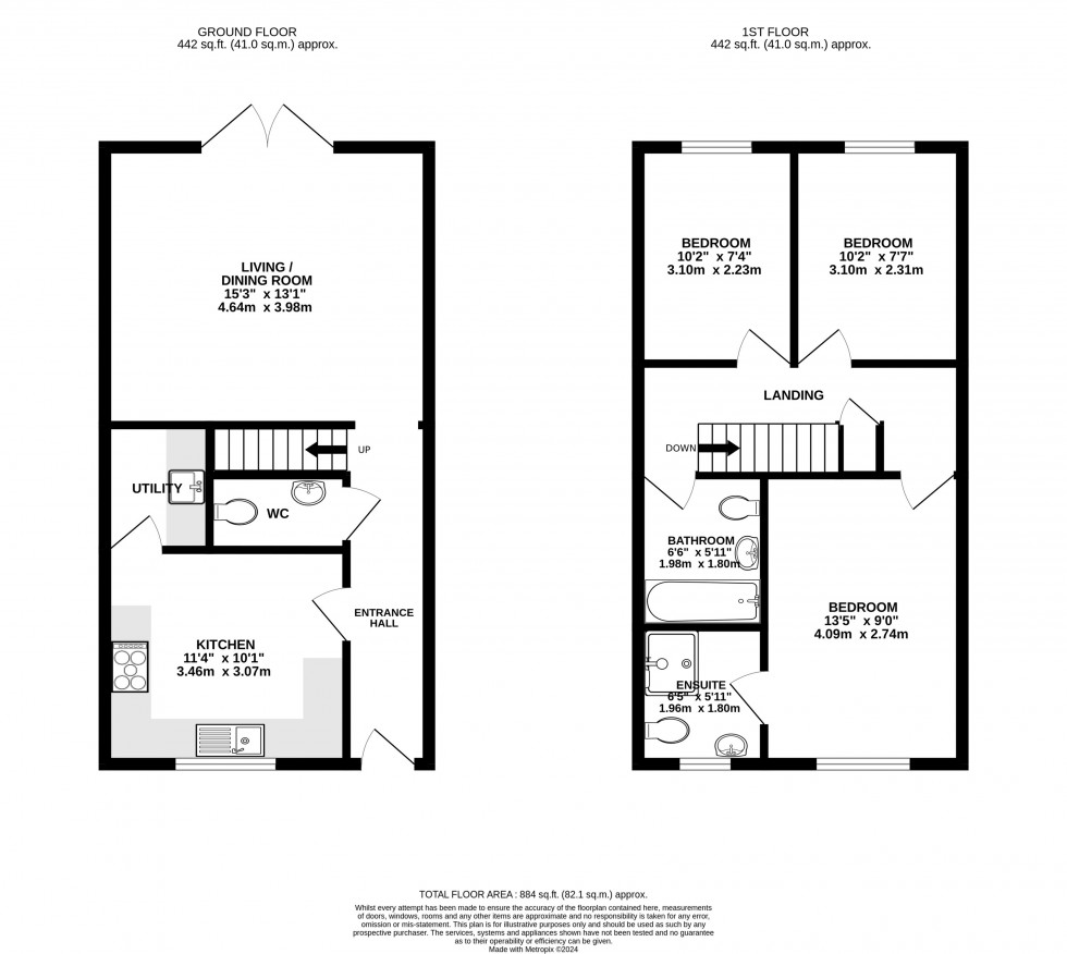 Floorplan for Station Road, Styal