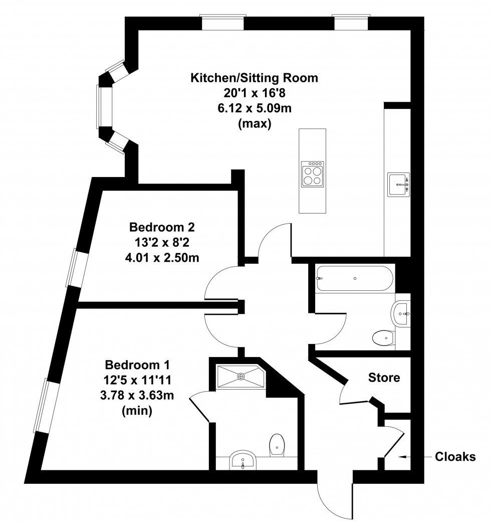 Floorplan for Library Place, London Road, Alderley Edge