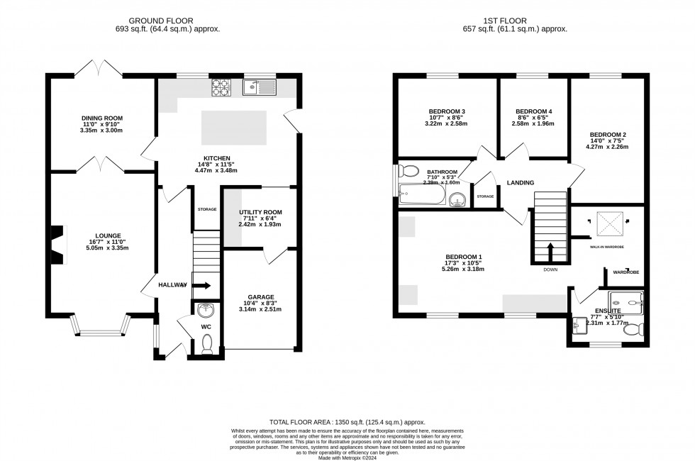 Floorplan for Alveston Drive, Wilmslow