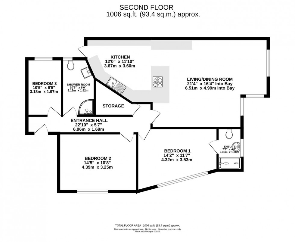 Floorplan for Wilmslow Road, Didsbury