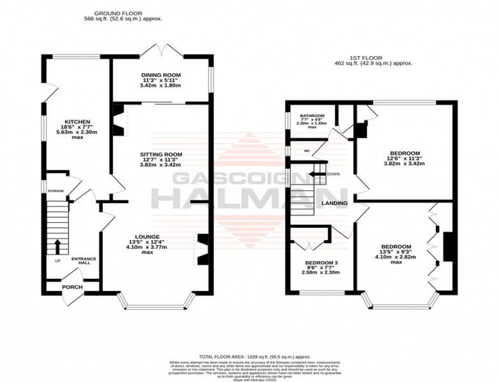 Floorplan for Buckfast Road, Sale