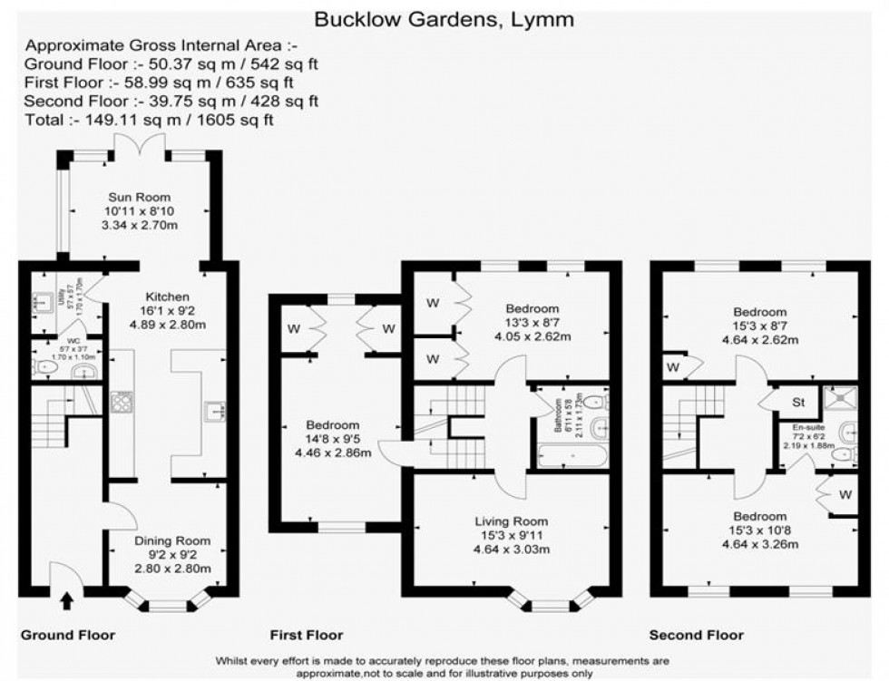 Floorplan for Bucklow Gardens, Lymm